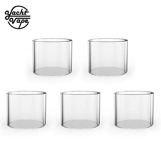 YACHTVAPE 5PCS STRAIGHT GLASS FOR ECLIPSE DUAL RTA 4ML